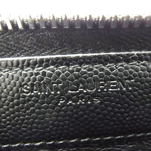 Saint Laurent *New Style* Black Top Grain Leather Long Continental Zippy Wallet - Picture 8 of 10
